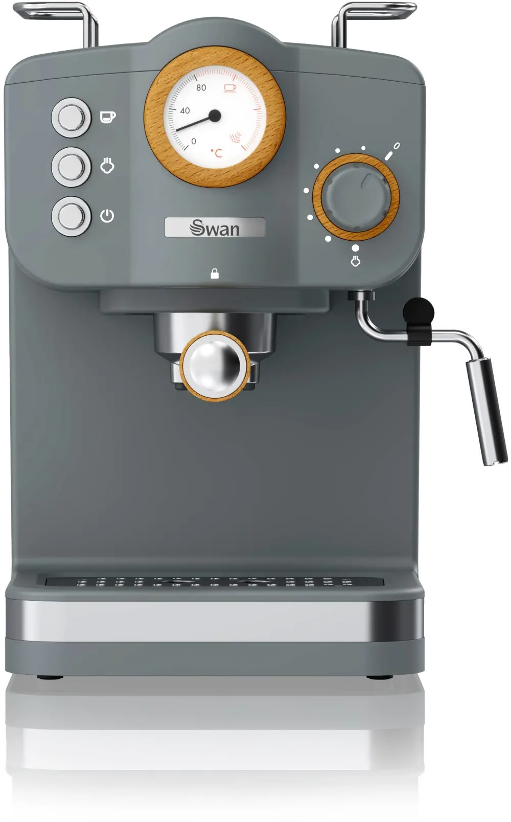 Swan Nordic Pump Espresso Coffee Machine - Gray-1