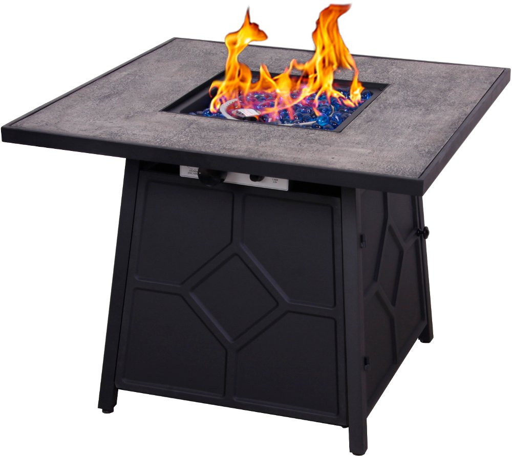 32 Inch Square Table Gas Fire Pit