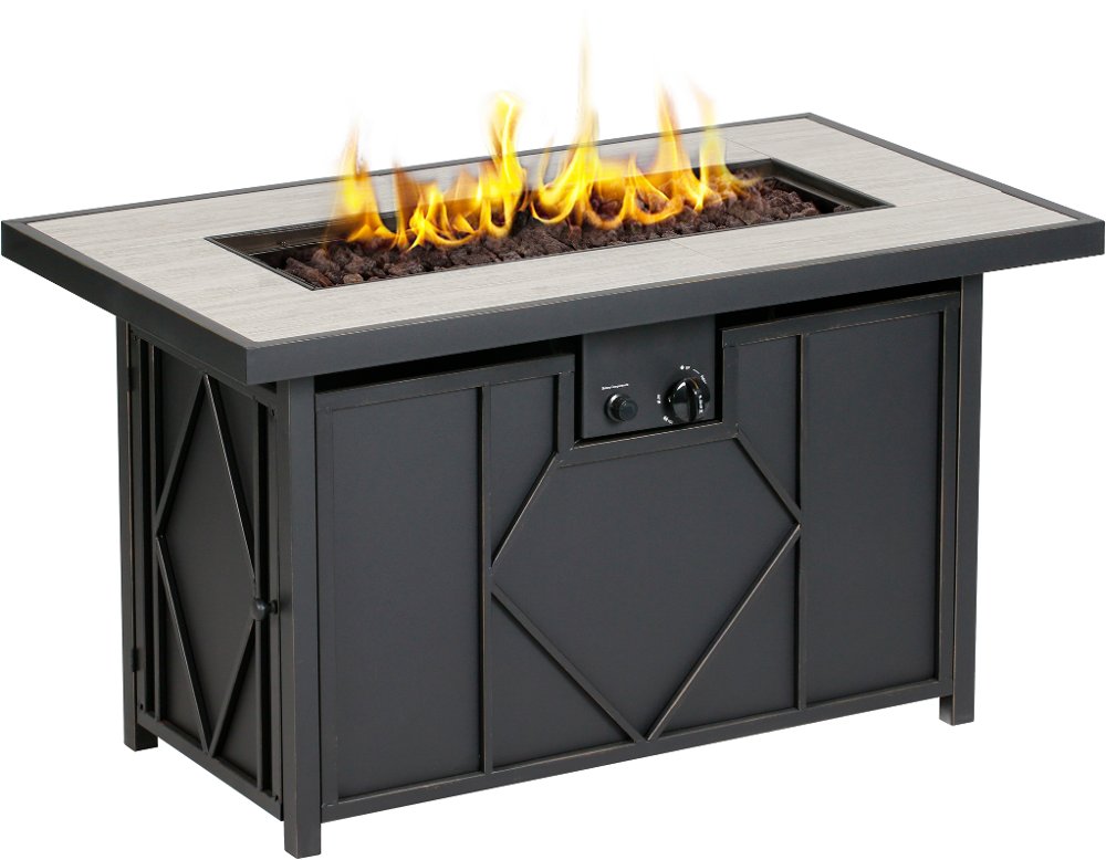 42" Rectangular Table Gas Fire Pit