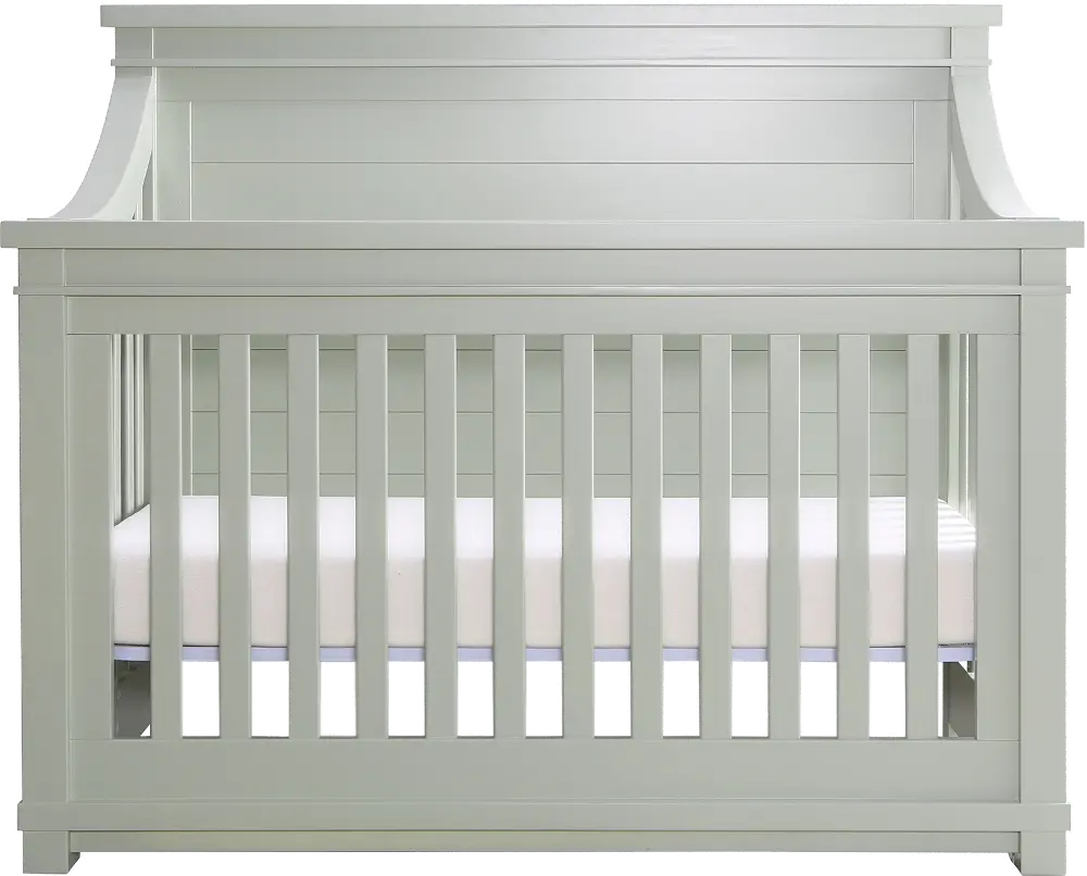 Rowan Sage Green Convertible Crib-1