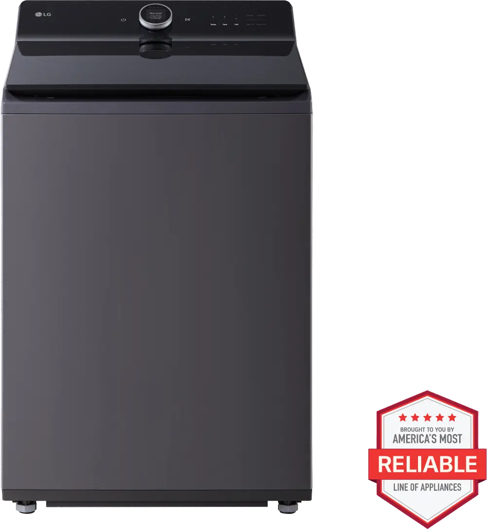 WT8600CB LG 5.5 Cu Ft Top Load Washer - Matte Black-1