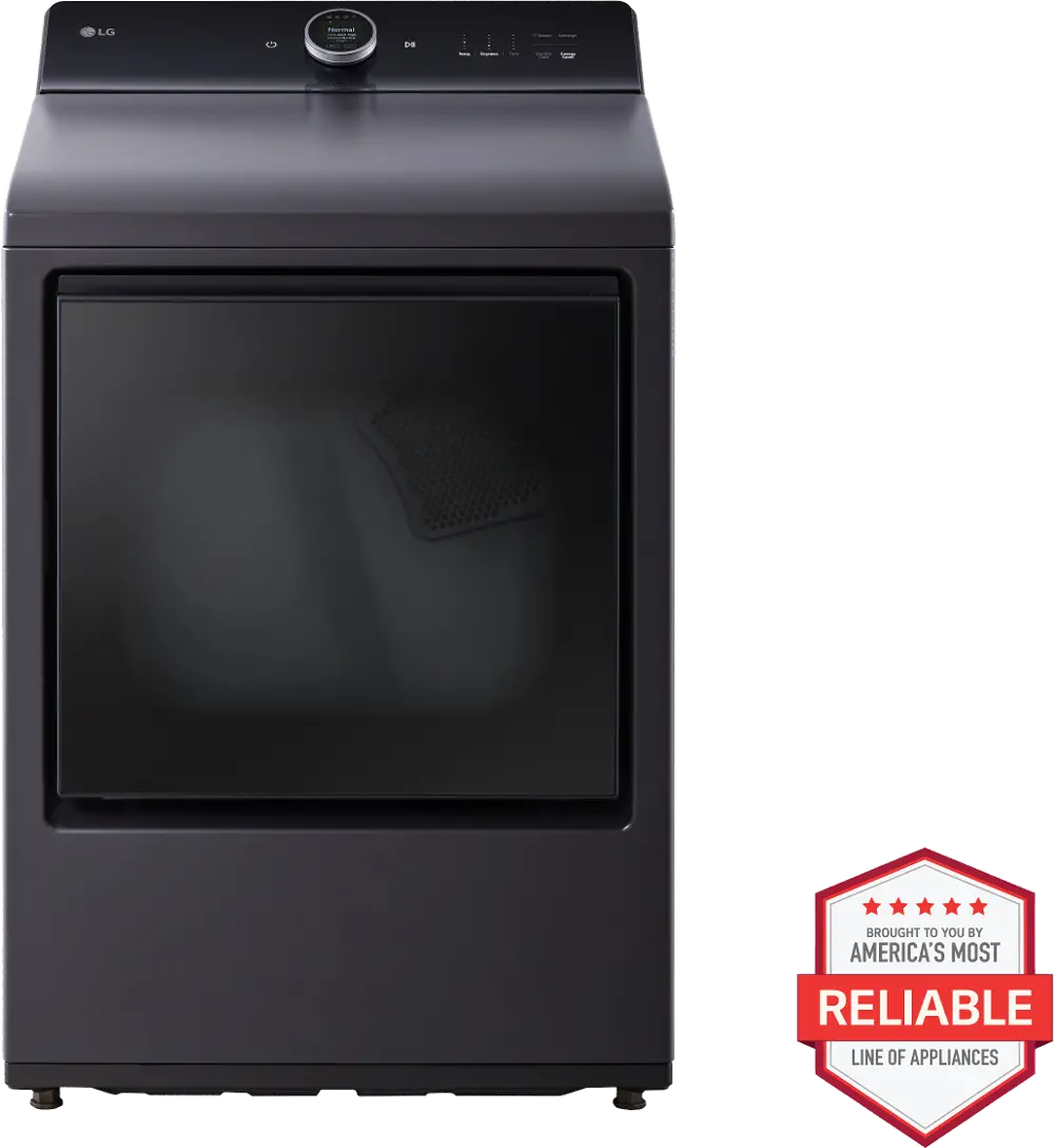 DLEX8600BE LG 7.3 Cu Ft Electric Dryer - Matte Black-1