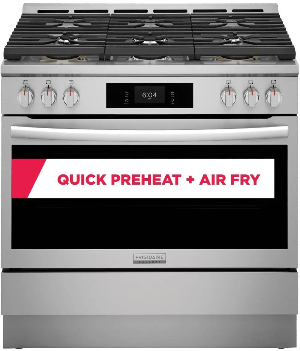 Frigidaire Gallery 4.6 Cu Ft Single Oven Gas Range - Stainless Steel-1