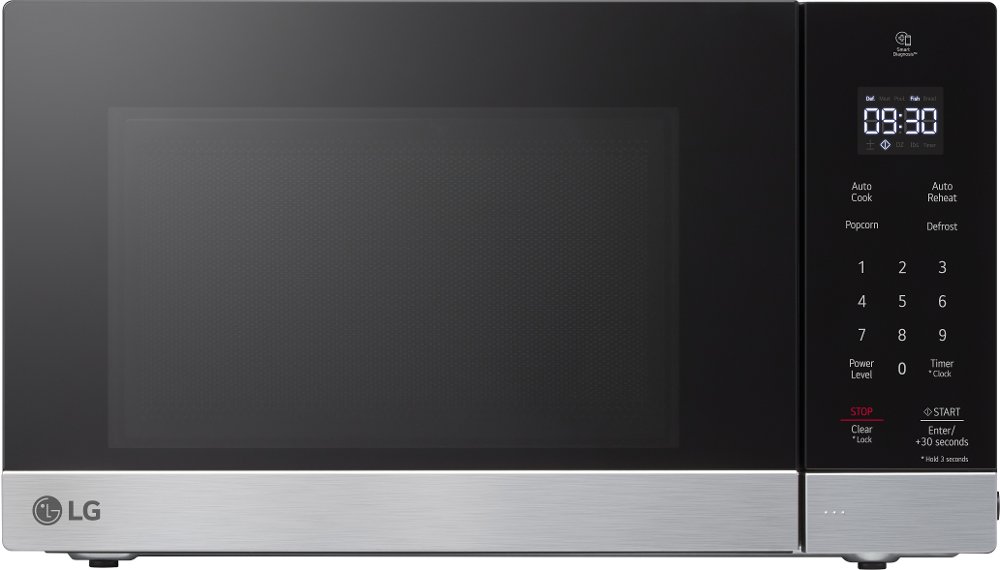 LG 0.9 Cu Ft NeoChef™ Countertop Microwave with Smart Inverter - Stainless Steel