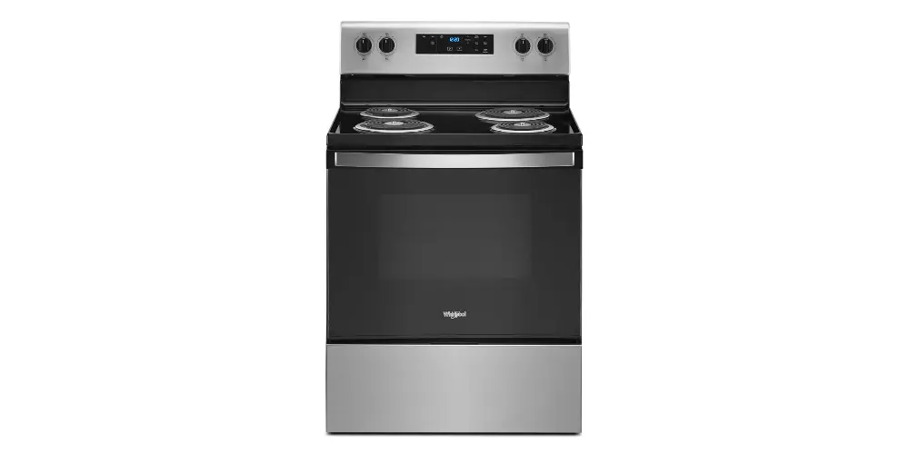 WFC315S0JS Whirlpool 4.8 Cu Ft Electric Range - Stainless Steel-1