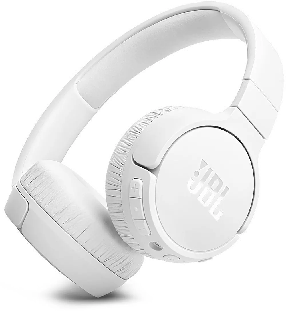 JBLT670NCWHTAM JBL Adaptive Noise Cancelling Wireless On-Ear Headphone - White-1