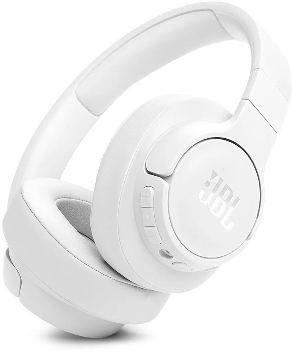 JBLT770NCWHTAM JBL Noise Cancelling Wireless Over-Ear Headphones - White-1