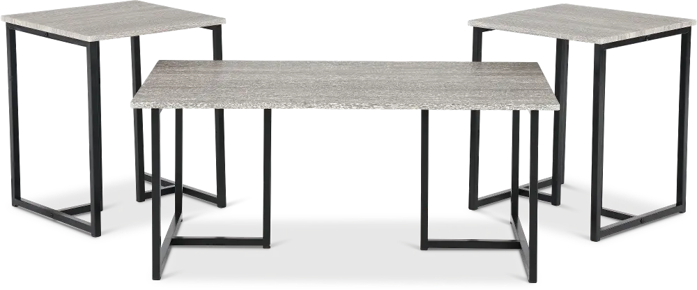 Nyla Gray 3-Piece Table Set-1