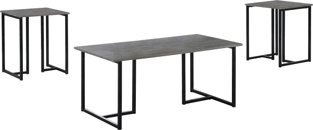 Nyla Gray 3-Piece Table Set-1