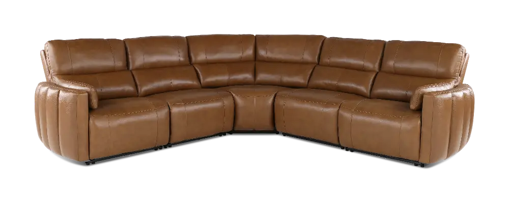 Modesto Sable 5-Piece Power Reclining Sectional-1