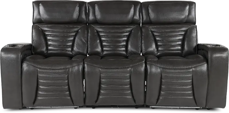 Transformer Dark Gray Zero-Gravity Power Reclining Sofa
