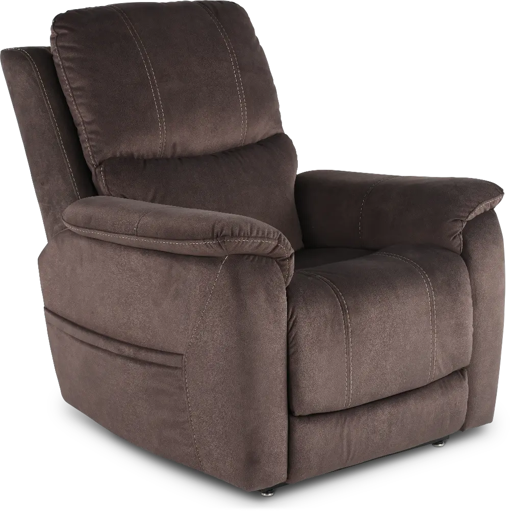 Searcy Dark Brown Power Lift Recliner-1