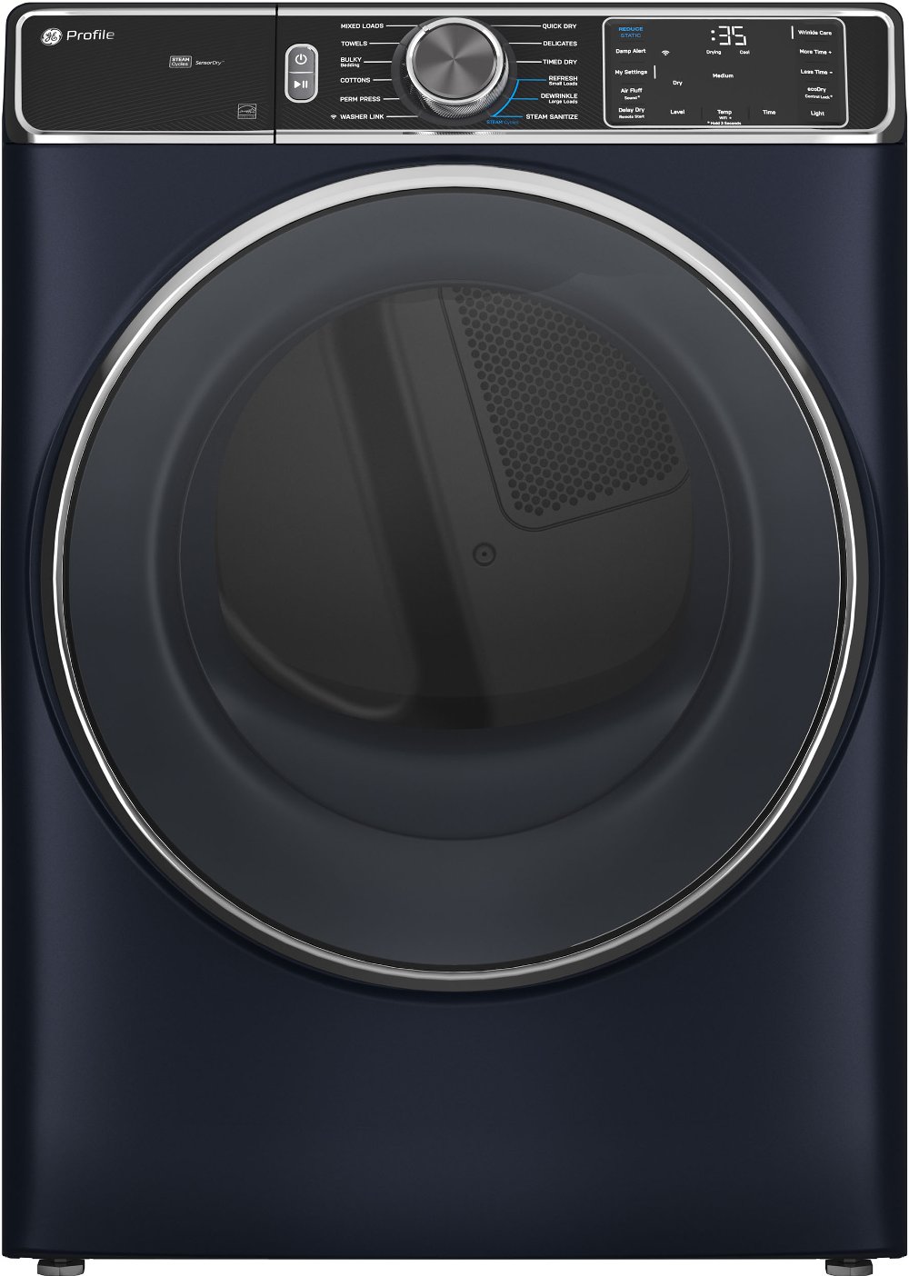 GE Profile 7.8 Cu Ft Smart Electric Dryer - Sapphire Blue