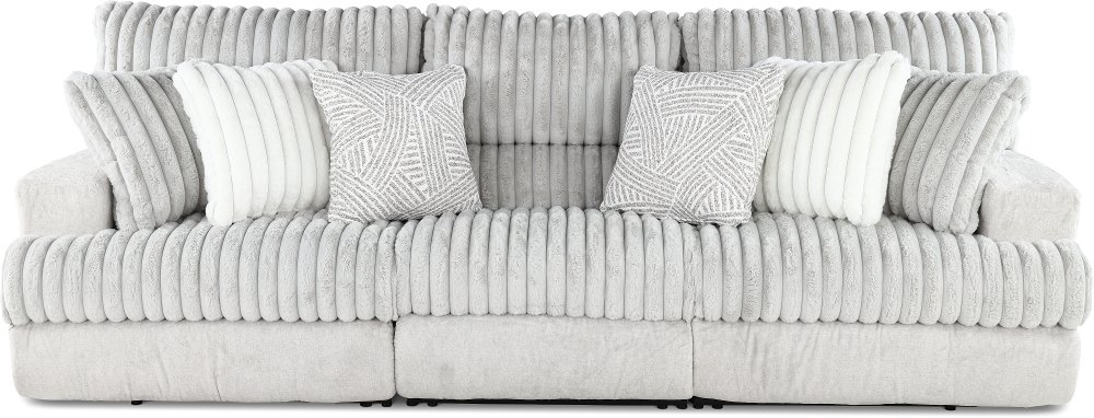 Abraxas Gray Power Reclining Sofa