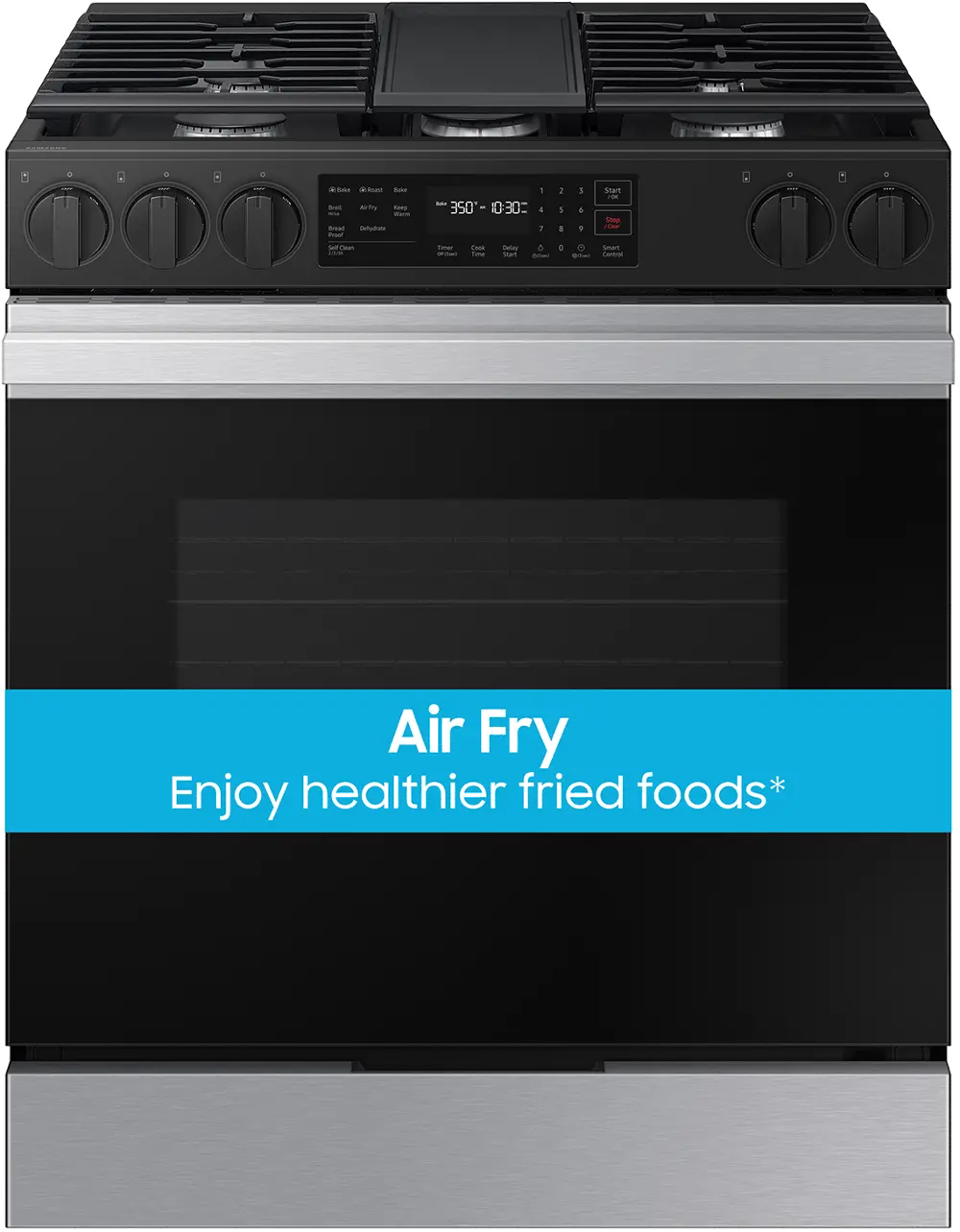 NSG6DG8300SR Samsung Bespoke Smart 6.0 Cu Ft Gas Range - Stainless Steel-1