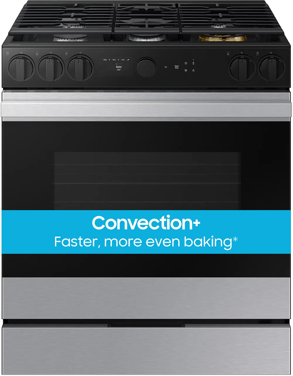 NSG6DG8500SR Samsung Bespoke Smart 6.0 Cu Ft Gas Range - Stainless Steel-1