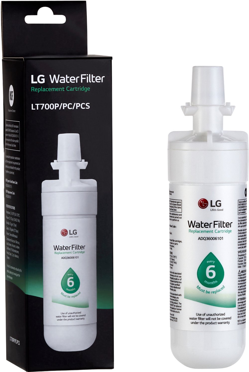 LG Replacement Water Filter - LT700P