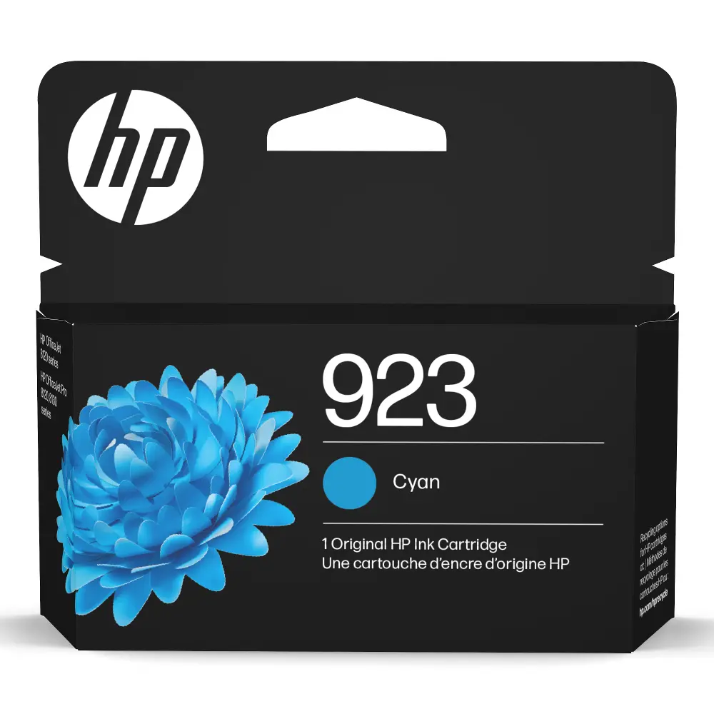 HPI-4K0T0LN HP 923 Standard Capacity Ink Cartridge - Cyan-1