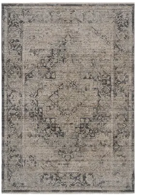 Safavieh Vintage Persian Nayim 3 x 5 Gray/Blue Indoor Distressed/Overdyed Vintage Throw Rug