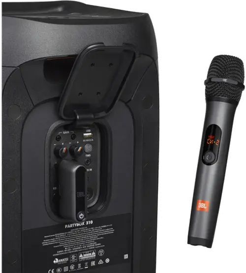JBL PartyBox Two-Person Wireless Handheld Microphone System JBL PartyBox Two-Person Wireless Handheld Microphone System