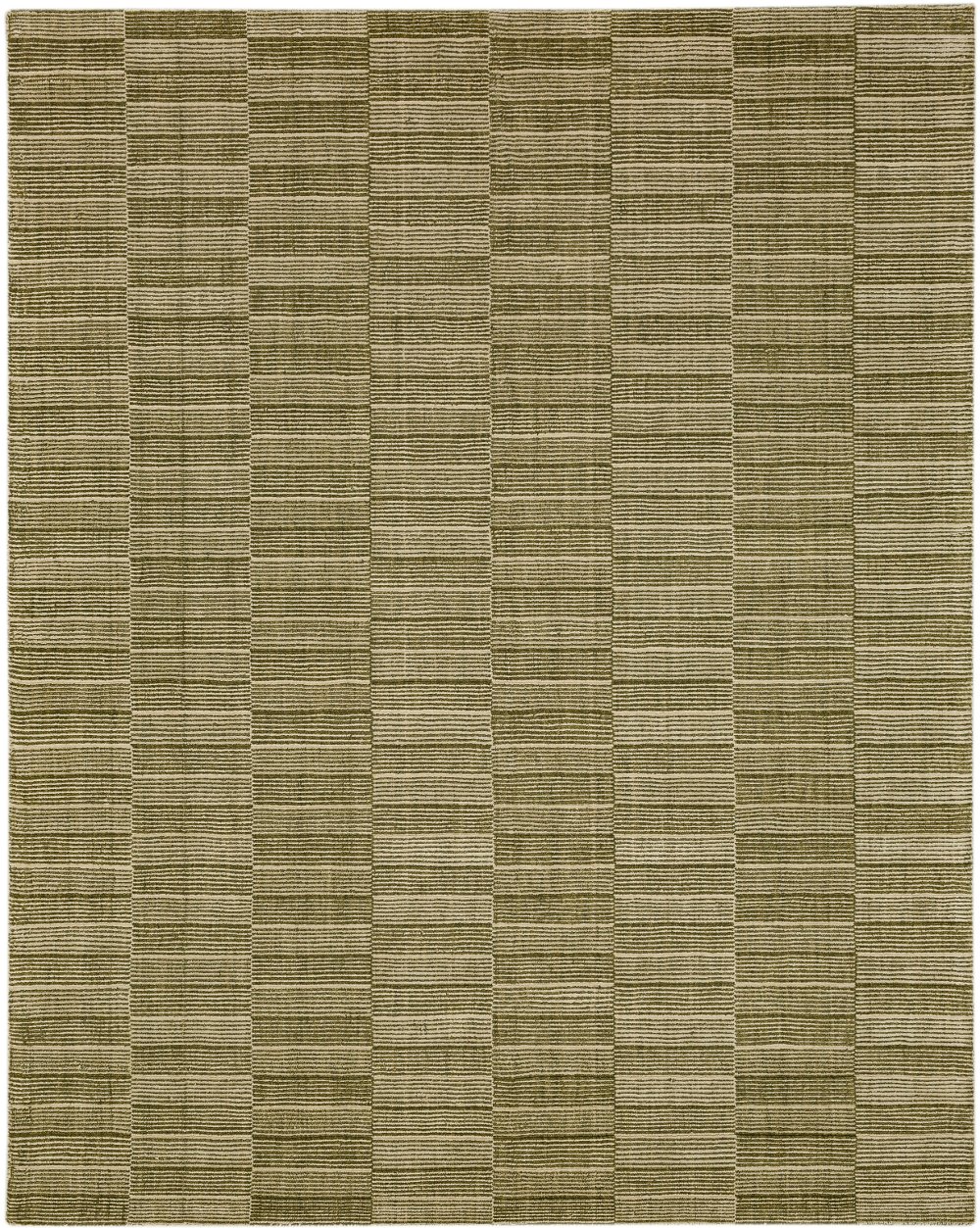 Broken Stripe 8 x 10 Sage Green Area Rug