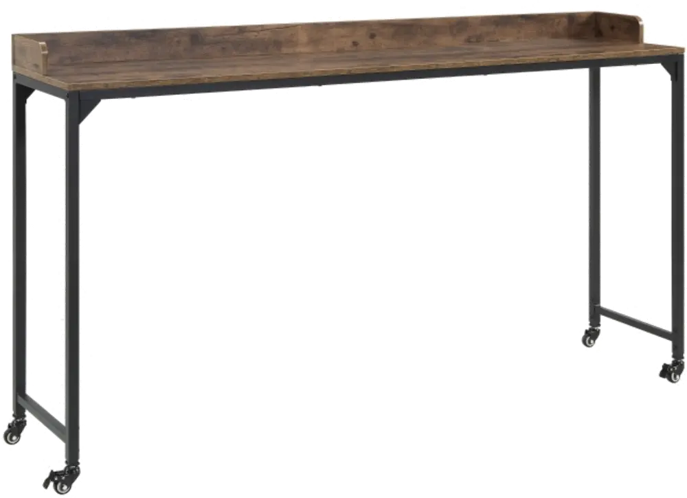 Sumter Brown and Black Over-Bed Desk-1