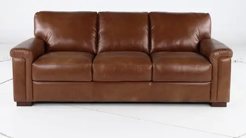 Splendor Brown Leather Sofa