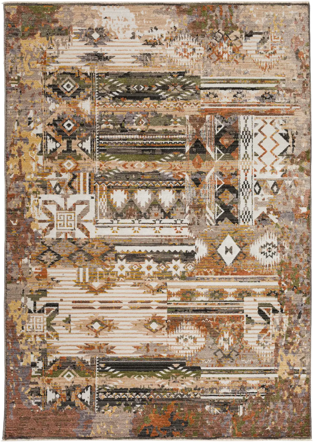 OD6CA5X8/CANYON-5X8 Odessa 5 x 8 Southwestern Rust Area Rug-1