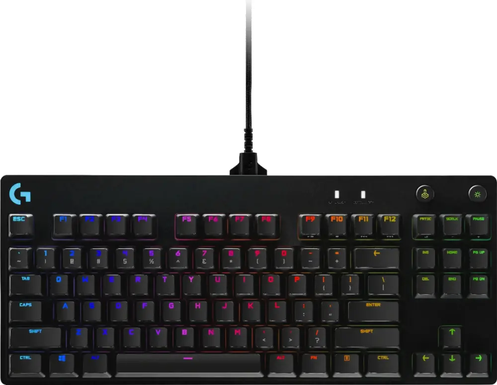 Logitech G PRO TKL Wired Mechanical GX Gaming Keyboard with RGB Backlighting - Black-2