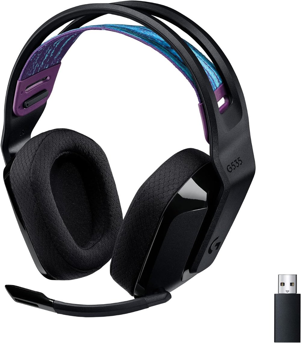 Logitech G G535 LIGHTSPEED Wireless Gaming Headset - Black