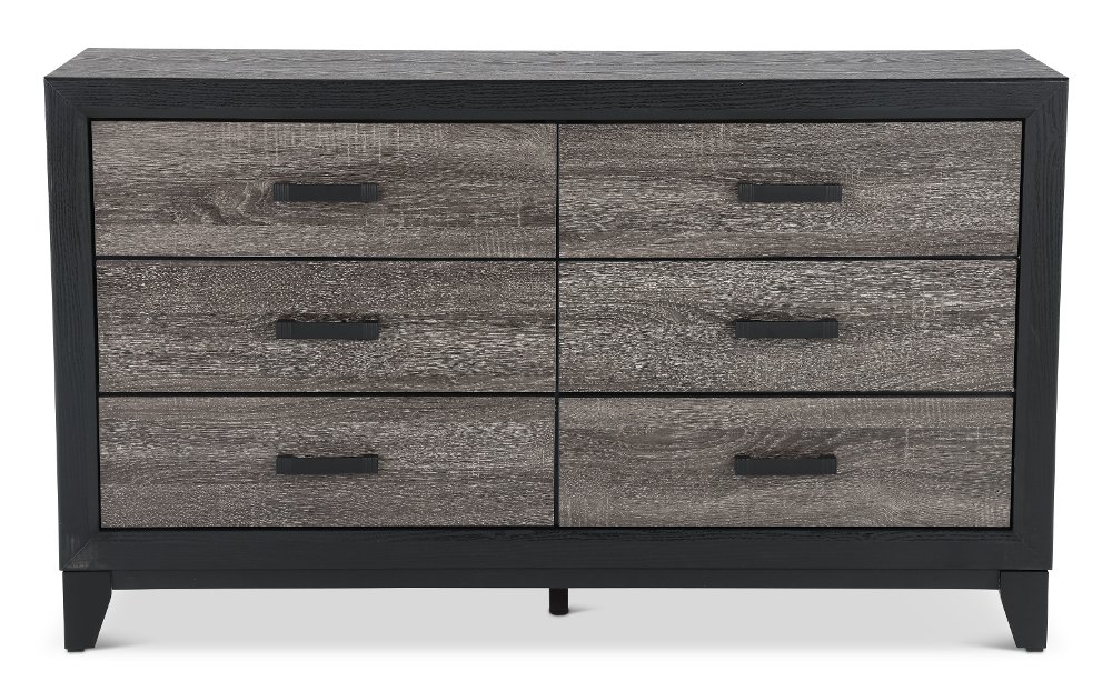 Lisbon Gray and Black Dresser