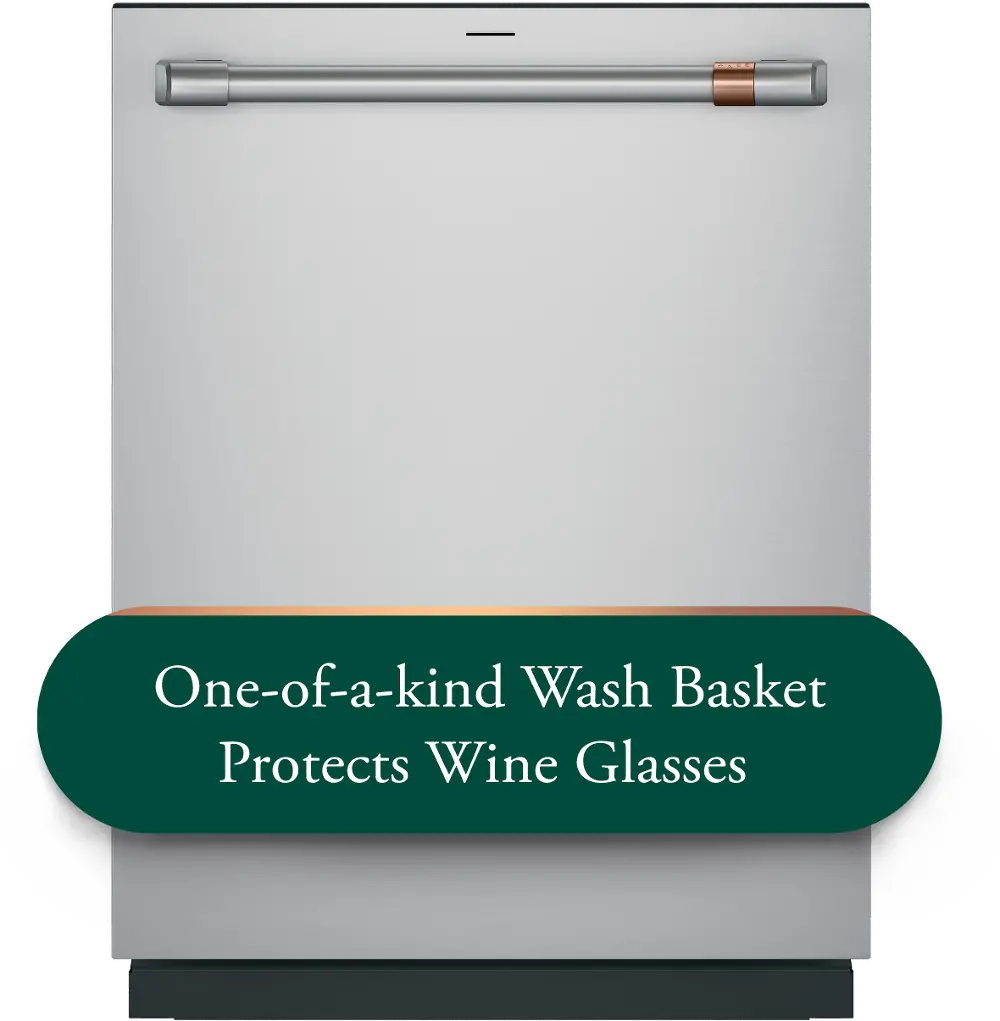 CDT828P2VS1 GE Cafe Top Control Dishwasher - Stainless Steel-1