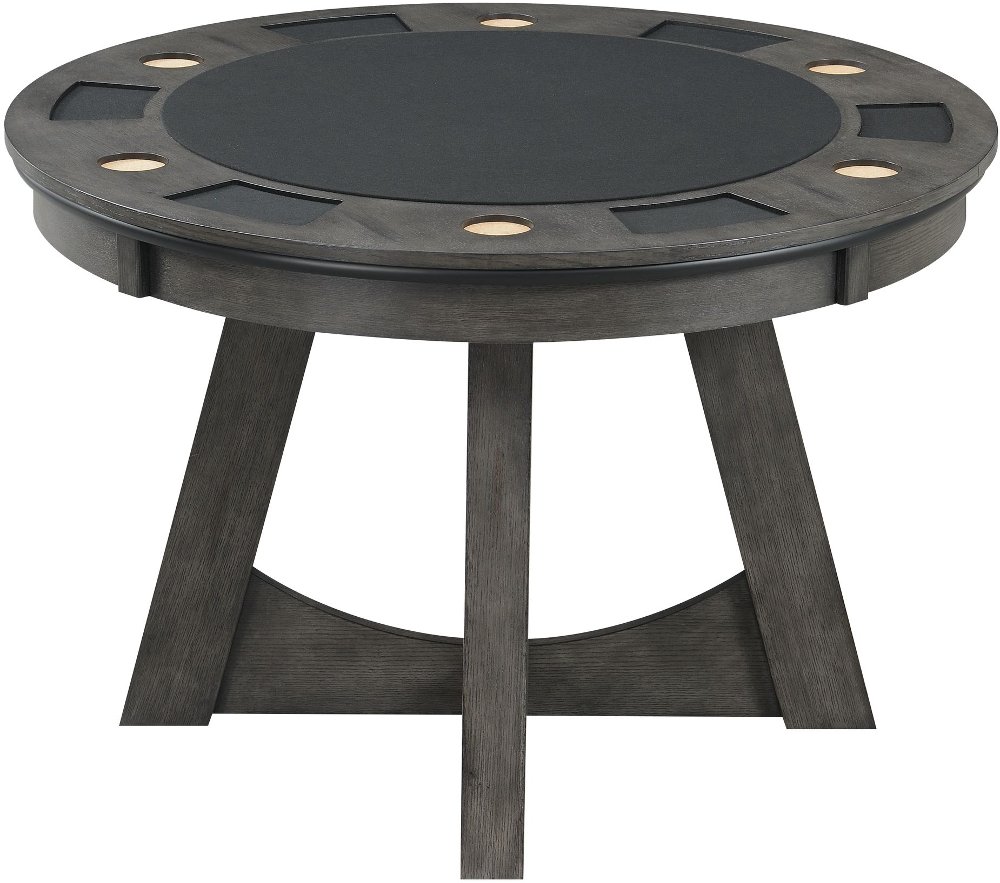 Price Gray Round Game Table