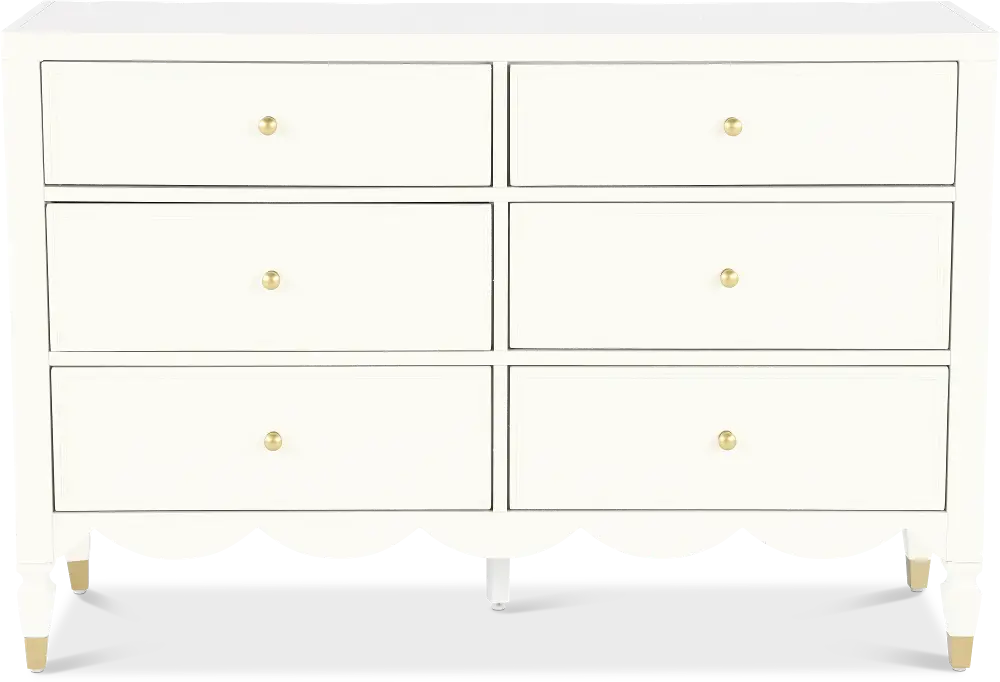 Olivia French White Dresser-1