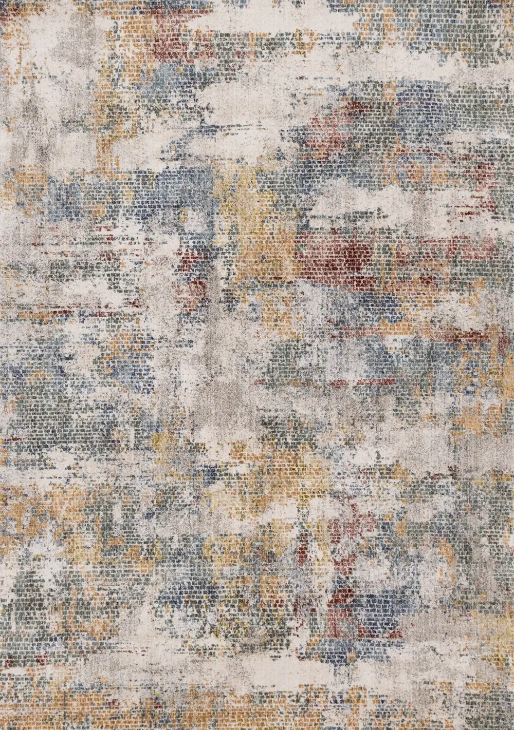 Marisa 8 x 10 Abstract Multicolor Plush Area Rug-1