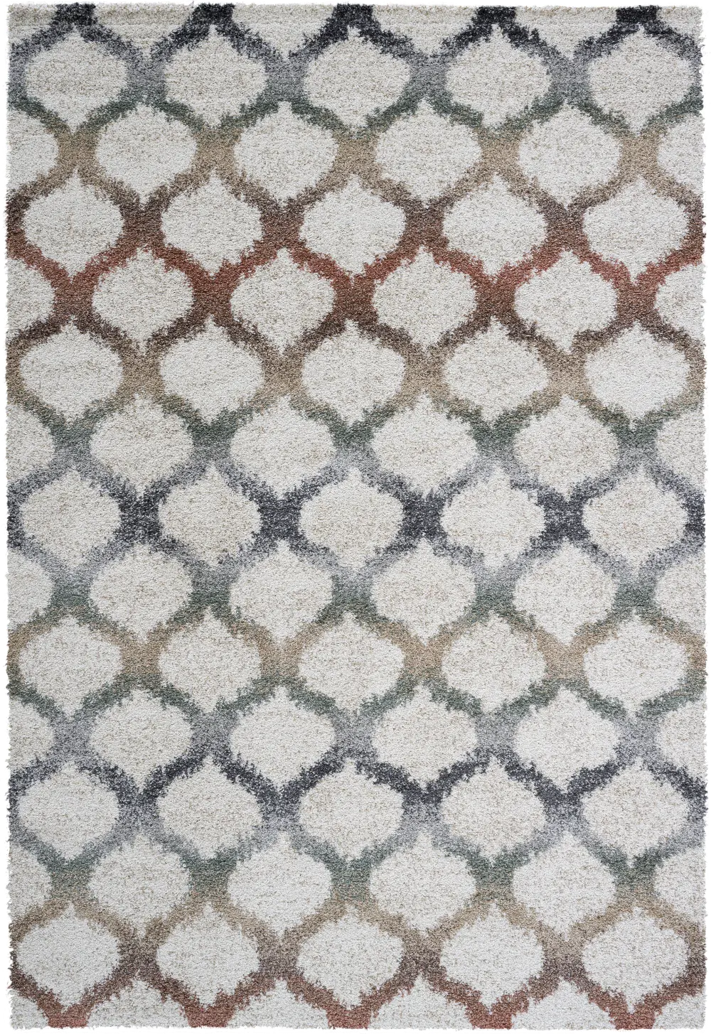 Granada 8 x 10 Spectrum Trellis Multicolor Area Rug-1