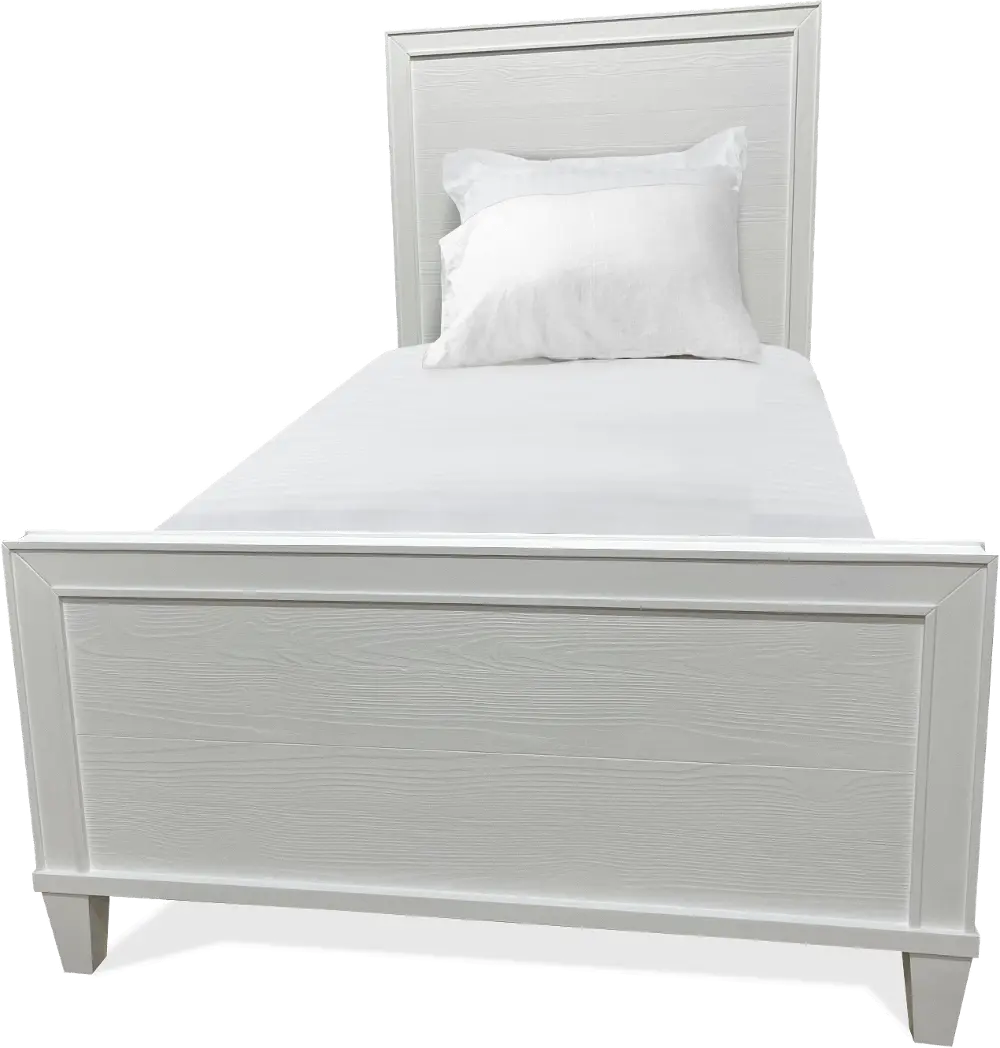 Rosalie White Twin Bed-1