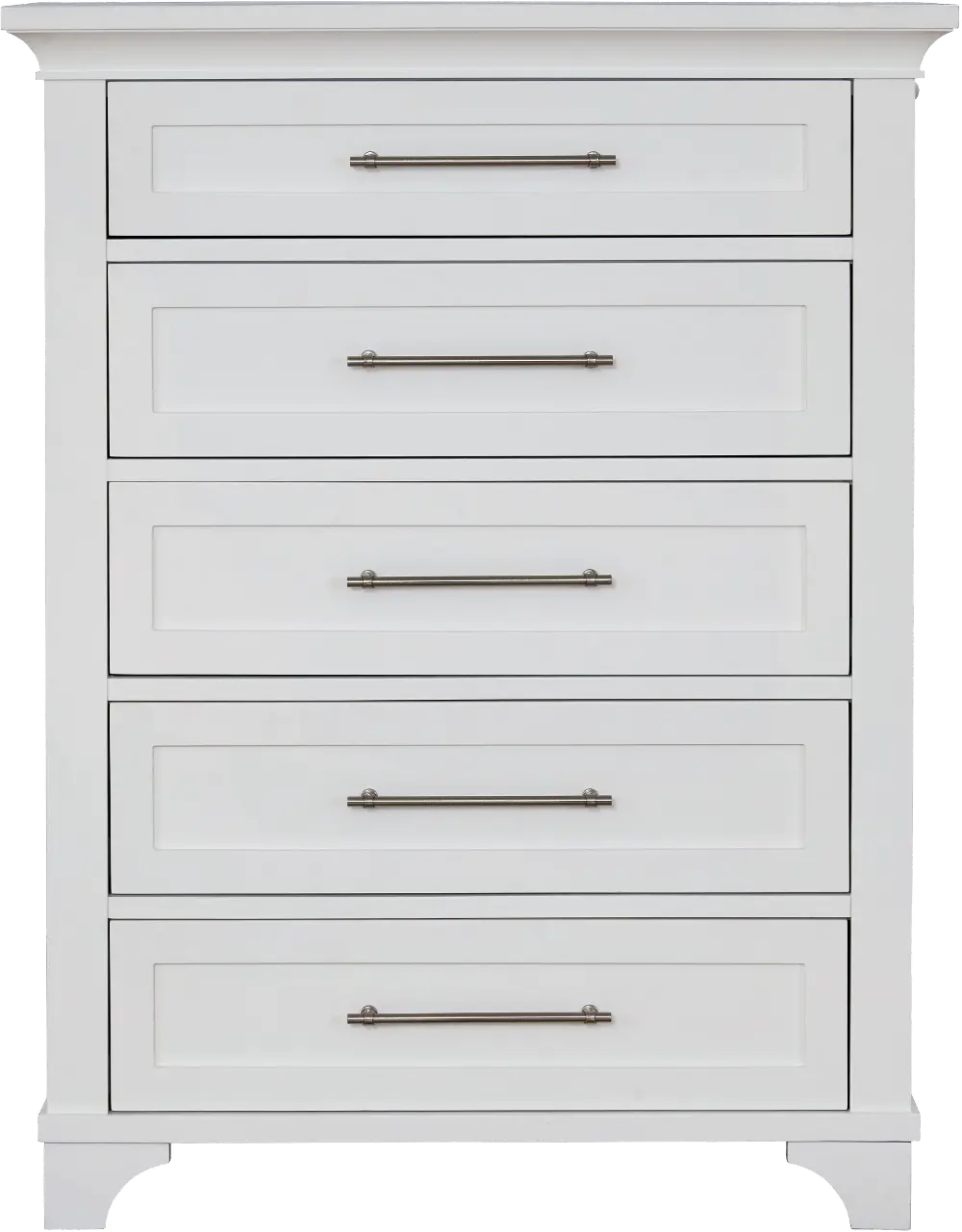 Marina White Chest of Drawers-1