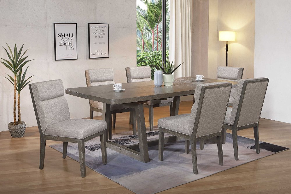 Sanford Gray 5 Piece Dining Set