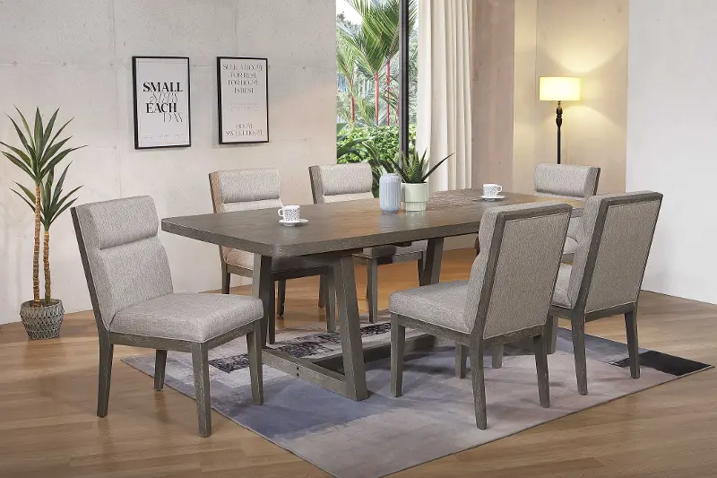 Sanford Gray 5 Piece Dining Set