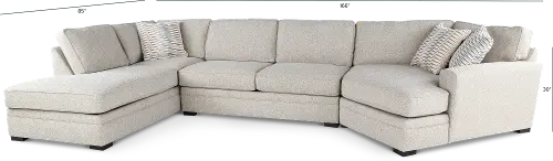 Artemis Beige 3 Piece Sectional