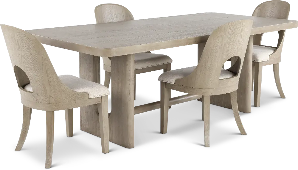 Bexley Sand 5 Piece Dining Set-1