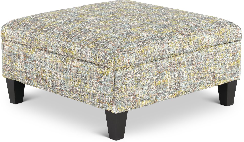 Juno Sea Glass Storage Ottoman