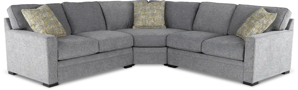 Juno Gray 3 Piece Sectional-1