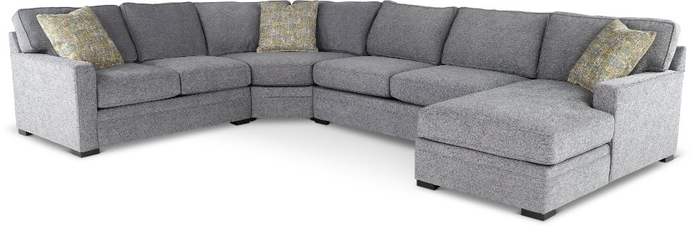 Juno Gray 4 Piece Sectional
