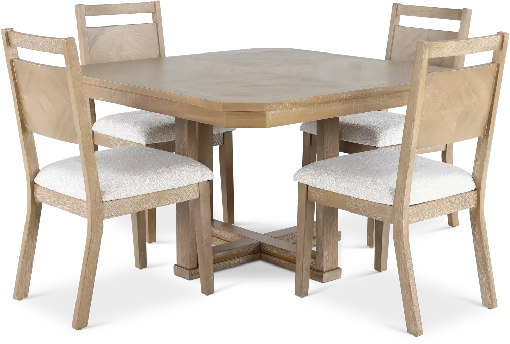 Denver Natural 5 Piece Dining Set-1