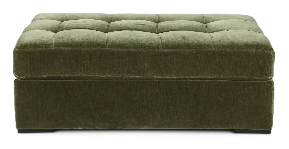 Noah Moss Green Ottoman-1
