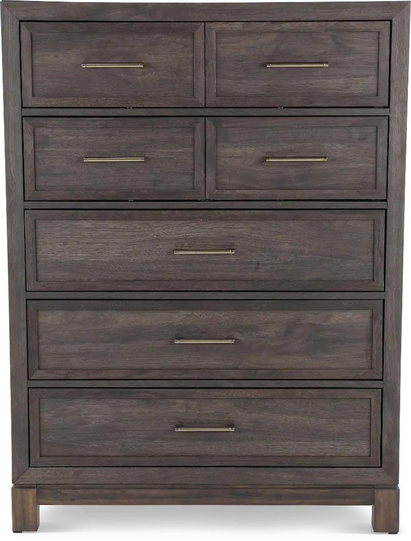 Modern Edge Brown Chest of Drawers