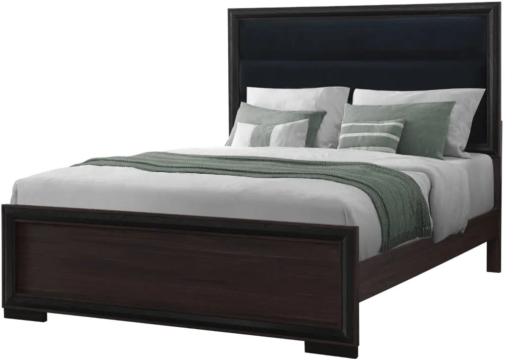 Amelia Brown Queen Bed-1