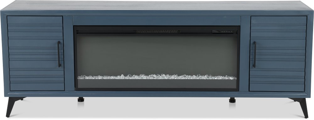 Malibu Blue 78" Fireplace TV Stand